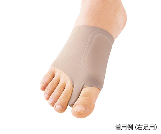 ソルボセイン 63541(8-6405-03) 外反母趾サポーター スキニーフィット 左足用Mサイズ（23.5〜25.0/ベージュ）[635418640503] 返品種別A