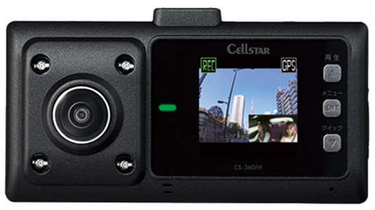 セルスター CS－360FH ドライブレコーダー 360° ちょい傷あり CS-360FH