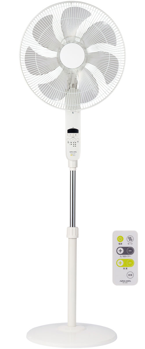 アピックス AFL-286R-WH 【扇風機】DCモーター搭載 フロア扇（ホワイト）APIX[AFL286RWH] 返品種別A