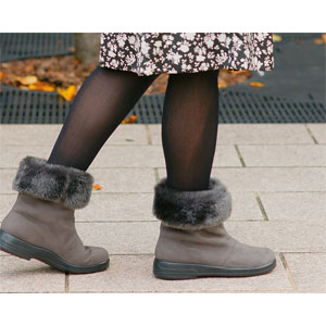 アサヒシューズ レディース ゴアテックス 防水ブーツ（グレー・24.5cm） TOP DRY トップドライ AF39117 TDY39-11 GY 24.5返品種別A