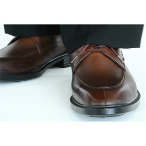 アサヒシューズ TK33-08 BR 25.0 紳士　ビジネスシューズ　（ブラウン・25.0cm）通勤快足 AM33082 Uチップ[TK3308BR250] 返品種別A