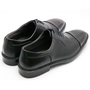 アサヒシューズ 紳士　ビジネスシューズ　（ブラック・27.0cm） 通勤快足 AM33091 ストレートチップ TK33-09 BK 27.0返品種別A