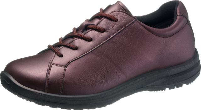 アサヒメディカルウォーク WK-L001-ワインMT-225 レディース ウォーキングシューズ メディカルウォーク WK L001（ワインメタリック・サイズ：22.5cm）KV30002[WKL001ワインMT225] 返品種別A