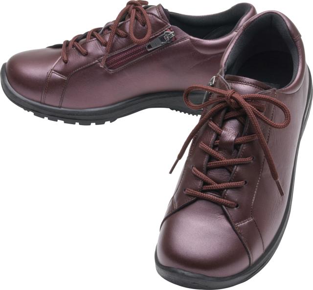 アサヒメディカルウォーク WK-L001-ワインMT-225 レディース ウォーキングシューズ メディカルウォーク WK L001（ワインメタリック・サイズ：22.5cm）KV30002[WKL001ワインMT225] 返品種別A