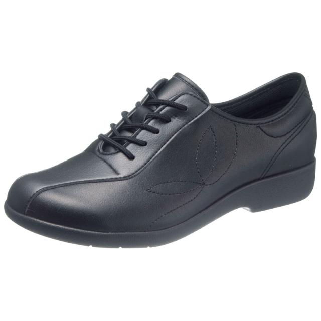 アサヒシューズ L135BK 22.5 婦人 ウォーキングシューズ（ブラック・22.5cm）快歩主義 KS23514[KHSL135BK225] 返品種別A