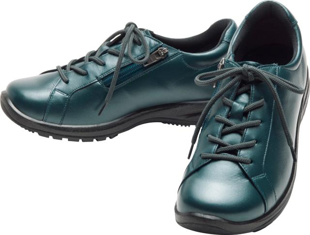 アサヒメディカルウォーク WK-L001-グリンMT-215 レディース ウォーキングシューズ メディカルウォーク WK L001（グリーンメタリック・サイズ：21.5cm）KV30007[WKL001グリンMT215] 返品種別A