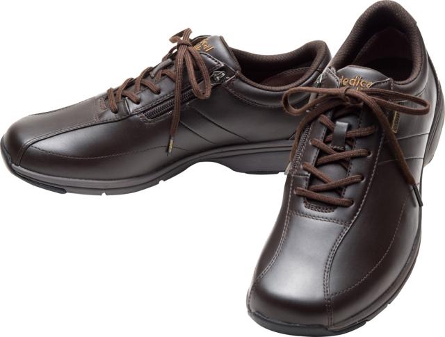 アサヒメディカルウォーク MF-ダクBR-245 メンズ ウォーキングシューズ メディカルウォーク MF（ダークブラウン・サイズ：24.5cm）KV77041[MFダクBR245] 返品種別A