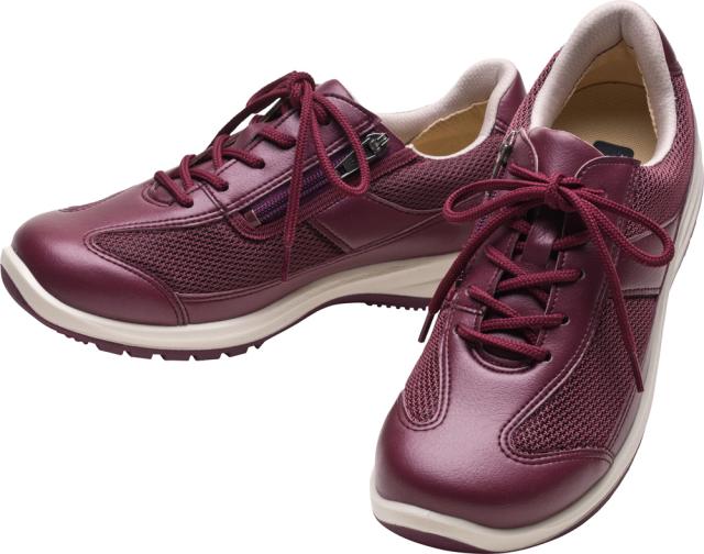 アサヒメディカルウォーク WK-L030-ワイン-250 レディース ウォーキングシューズ メディカルウォーク WK L030（ワイン・サイズ：25.0cm）KV30131[WKL030ワイン250] 返品種別A