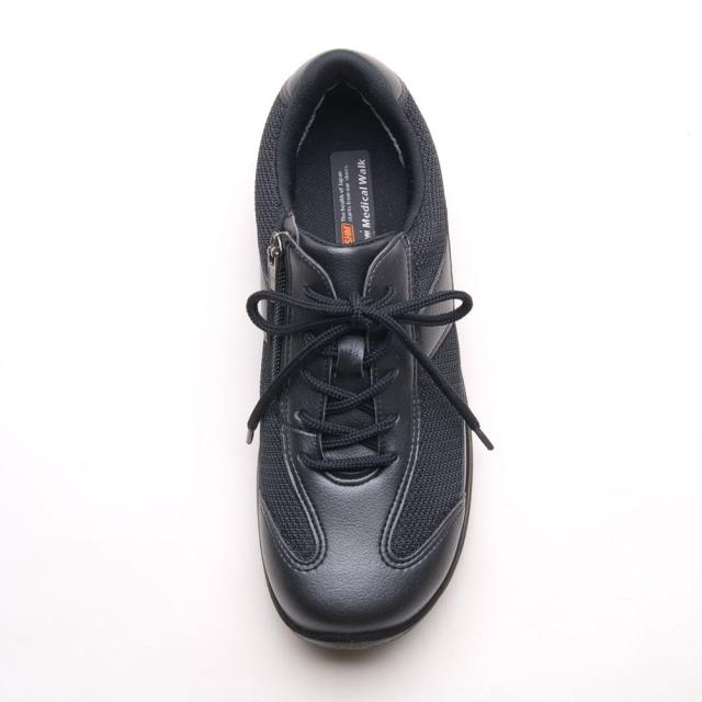 アサヒメディカルウォーク WK-L030-BLK-245 レディース ウォーキングシューズ メディカルウォーク WK L030（ブラック・サイズ：24.5cm）KV30132[WKL030BLK245] 返品種別A