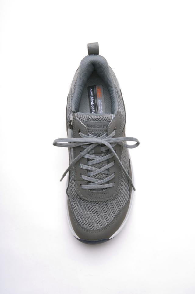 アサヒメディカルウォーク WK-M032-グレ-275 メンズ ウォーキングシューズ メディカルウォーク WK M032（グレー・サイズ：27.5cm）KV78502[WKM032グレ275] 返品種別A