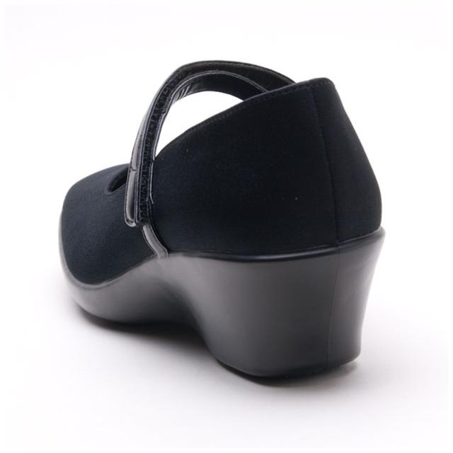 アサヒシューズ レディース ゴアテックス 防水カジュアルパンプス（ブラックPB・サイズ：22.5cm） TDY3905-BKPB-225返品種別A