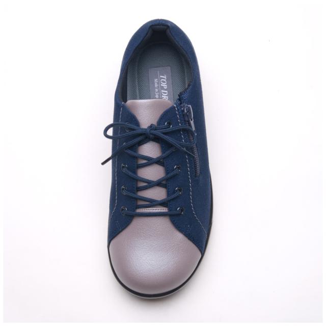 アサヒシューズ TDY3990-ネイビコンビ-220 レディース ゴアテックス 防水カジュアルスニーカー（ネイビーコンビ・サイズ：22.0cm）トップドライ[TDY3990ネイビコンビ220] 返品種別A