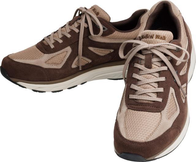 アサヒメディカルウォーク GT-036-ブラウン-280 ユニセックス ウォーキングシューズ メディカルウォーク GT 036（ブラウン・サイズ：28.0cm）KV78521[GT036ブラウン280] 返品種別A