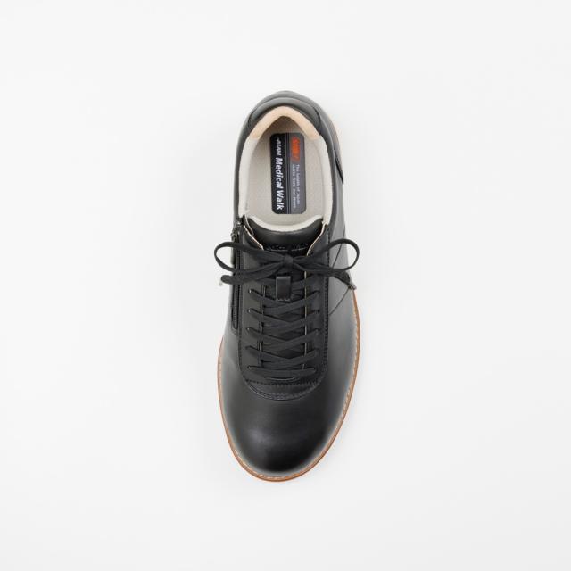 アサヒメディカルウォーク WK-M039-BLK-255 メンズ ウォーキングシューズ メディカルウォーク WK M039（ブラック・サイズ：25.5cm）KV78552[WKM039BLK255] 返品種別A