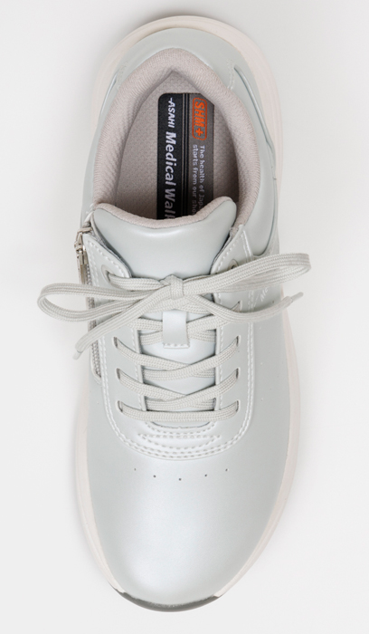 アサヒメディカルウォーク WK-L041-グレメタリツク-235 レディース ウォーキングシューズ メディカルウォーク WK L041（グレーメタリック・サイズ：23.5cm）KV78572AA[WKL041グレメタリツク235] 返品種別A