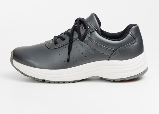 アサヒメディカルウォーク WK-L041-BKメタリツク-225 レディース ウォーキングシューズ メディカルウォーク WK L041（ブラックメタリック・サイズ：22.5cm）KV78573AA[WKL041BKメタリツク225] 返品種別A