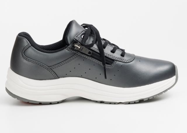 アサヒメディカルウォーク WK-L041-BKメタリツク-230 レディース ウォーキングシューズ メディカルウォーク WK L041（ブラックメタリック・サイズ：23.0cm）KV78573AA[WKL041BKメタリツク230] 返品種別A