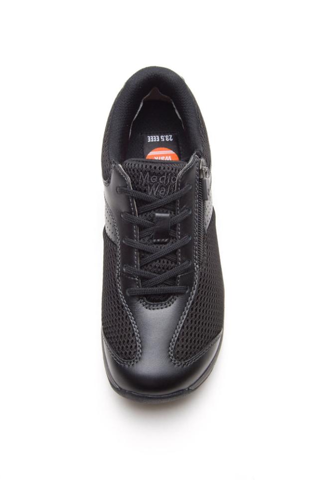 アサヒメディカルウォーク MS-L-BLK-250 レディース ウォーキングシューズ メディカルウォーク MS-L（ブラック・サイズ：25.0cm）KV77193[MSLBLK250] 返品種別A