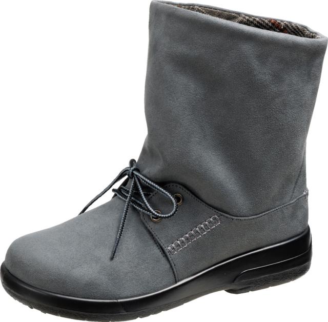 アサヒシューズ TDY3202-ライトグレ-240 婦人ブーツ（ライトグレー・サイズ：24.0cm）AF32027[TDY3202ライトグレ240] 返品種別A