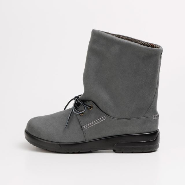 アサヒシューズ TDY3202-ライトグレ-245 婦人ブーツ（ライトグレー・サイズ：24.5cm）AF32027[TDY3202ライトグレ245] 返品種別A