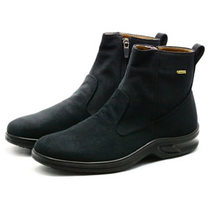 アサヒシューズ メンズ ゴアテックス 防水ブーツ（ブラック・24.5cm） TOP DRY トップドライ AF38351 TDY38-35 BK 24.5返品種別A