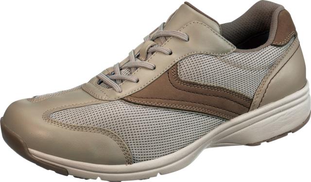 アサヒメディカルウォーク MS-C-ベジユ-250 メンズ ウォーキングシューズ メディカルウォーク MS-C（ベージュ・サイズ：25.0cm）KV77201[MSCベジユ250] 返品種別A