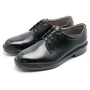 アサヒシューズ 紳士　ビジネスシューズ　（ブラック・25.0cm） 通勤快足 AM31231 内羽根プレーン TK31-23 BK 25.0返品種別A