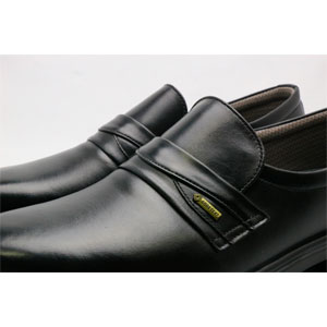 アサヒシューズ 紳士　ビジネスシューズ　（ブラック・25.5cm） 通勤快足 AM31251 プレーンスリッポン TK31-25 BK 25.5返品種別A