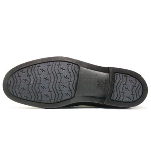 アサヒシューズ 紳士　ビジネスシューズ　（ブラック・24.0cm） 通勤快足 AM31261 Uモカスリッポン TK31-26 BK 24.0返品種別A