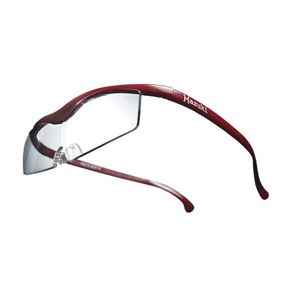 ハズキ ハズキルーペ コンパクト クリアレンズ(赤) 1.32倍【正規品】 Hazuki ハズキコンパクト1.32クリア-アカ返品種別B
