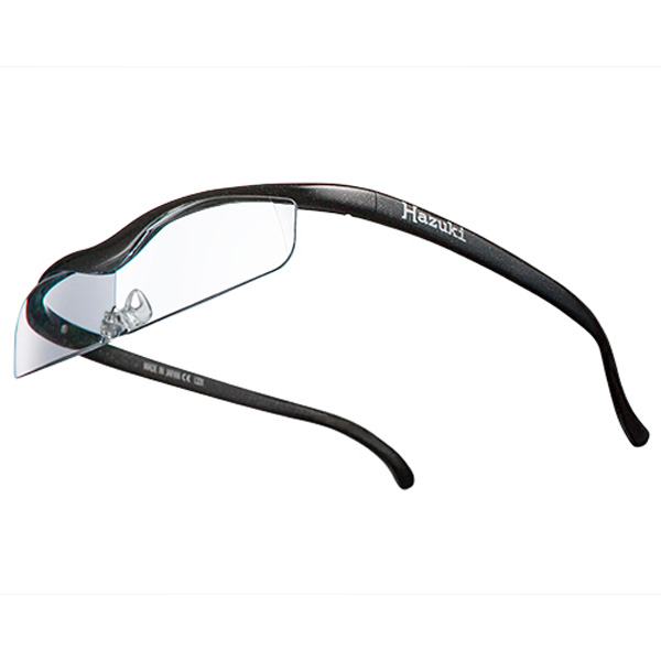 ハズキ ハズキク-ル1.6クリア-クロ ハズキルーペ クール クリアレンズ（黒）1.6倍【正規品】Hazuki[ハズキクル16クリアクロ] 返品種別B