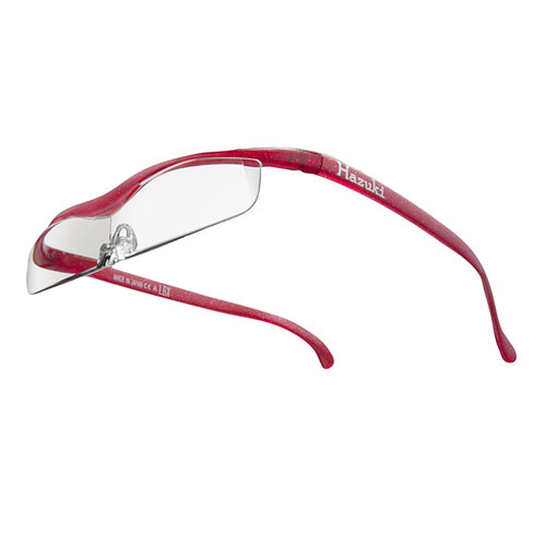 ハズキ ハズキルーペ クール クリアレンズ 1.6倍（ルビー）【正規品】 Hazuki ハズキク-ル1.6クリア-ルビ-返品種別B