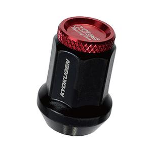 KYO-EI HP3KR 極限ナット アルミキャップ付き （赤）M12XP1.25 20P[HP3KR] 返品種別B
