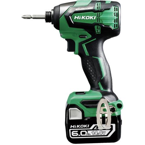 HiKOKI 14.4V コードレスインパクトドライバ 167N・m (6.0Ahバッテリー(BSL1460)×2個・充電器(UC18YSL3)付き) WH14DB(2YC)返品種別B