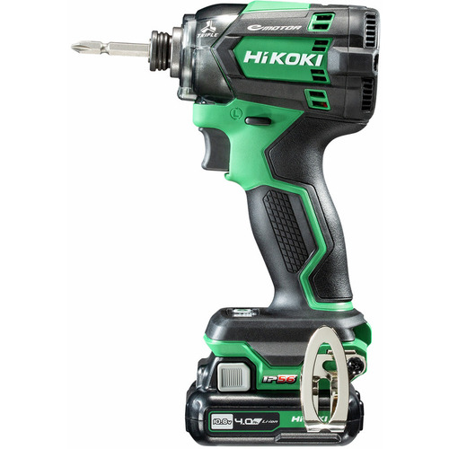 HiKOKI WH12DCA-2LS 10.8V コードレスインパクトドライバ 170N・m アグレッシブグリーン (4.0Ahバッテリー(BSL1240M)×2個・充電器(UC12SL)付き)ハイコーキ(日立工機)[WH12DCA2LS] 返品種別B