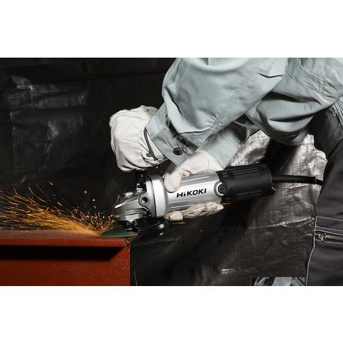 HiKOKI 100V 電気ディスクグラインダ 100mm スナップスイッチ式 アルミボディ 3P可倒式プラグ付き G10SHA(E)返品種別B
