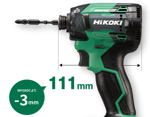 HiKOKI WH36DD(NNR) 36V コードレスインパクトドライバ HiKOKI WH36DD(NNR) 36V コードレスインパクトドライバ