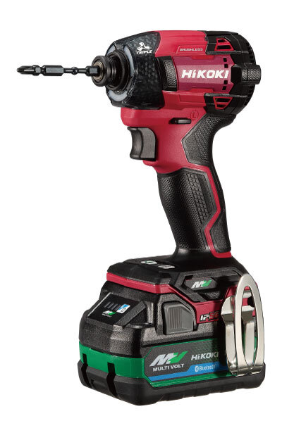 HiKOKI WH36DD(2XHRSZ) 36V コードレスインパクトドライバ スコーピオンレッド (マルチボルト蓄電池(BSL36A18BX)×2個・充電器(UC18YDML)付き)ハイコーキ(日立工機)[WH36DD2XHRSZ] 返品種別B