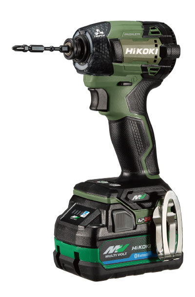 HiKOKI WH36DD(2XHGSZ) 36V コードレスインパクトドライバ フォレストグリーン (マルチボルト蓄電池(BSL36A18BX)×2個・充電器(UC18YDML)付き)ハイコーキ(日立工機)[WH36DD2XHGSZ] 返品種別B