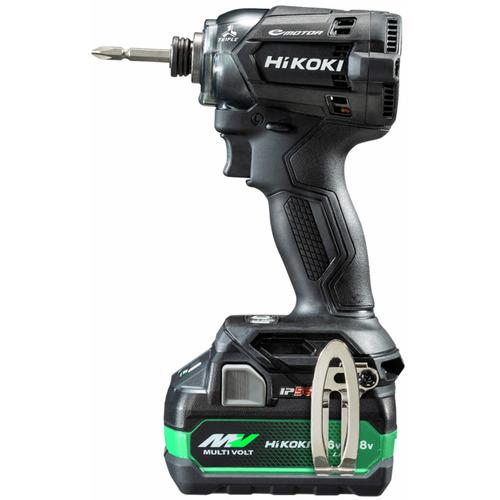 HiKOKI WH18DC(2XPBZ) 18V コードレスインパクトドライバ 180N・m ストロングブラック (マルチボルト蓄電池(BSL36A18X)×2個・急速充電器(UC18YDL2)付き)ハイコーキ(日立工機)[WH18DC2XPBZ] 返品種別B 45,208円