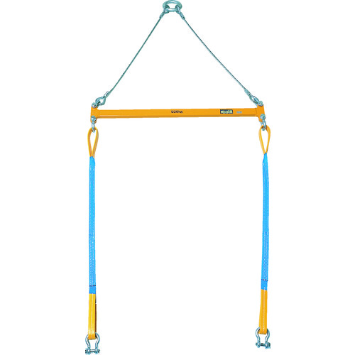 スーパーツール PSB508 2点吊用天秤 容量：500kg、スパン長：800mm[PSB508スパ] 返品種別B