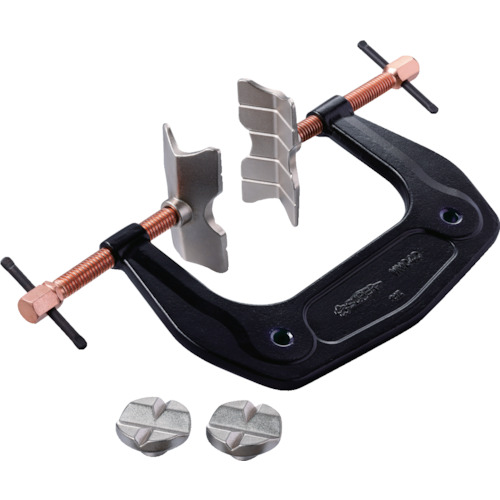 スーパーツール WMC4D 溶接用マルチクランプ ディープタイプ 全長：261.8mm[WMC4Dスパ] 返品種別B