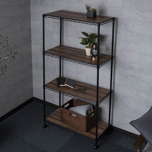 4段 メタルラック ボード付き IRIS OHYAMA 【公式通販】