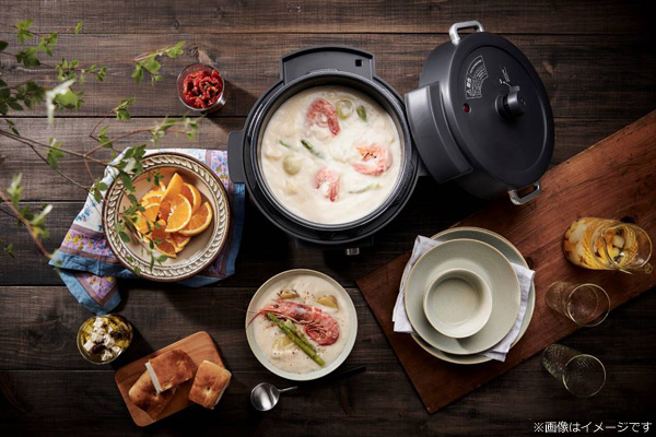 アイリスオーヤマ KPC-MA4-B 電気圧力鍋 ブラックIRIS OHYAMA[KPCMA4B] 返品種別A