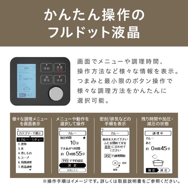 アイリスオーヤマ KPC-MA4-B 電気圧力鍋 ブラックIRIS OHYAMA[KPCMA4B] 返品種別A