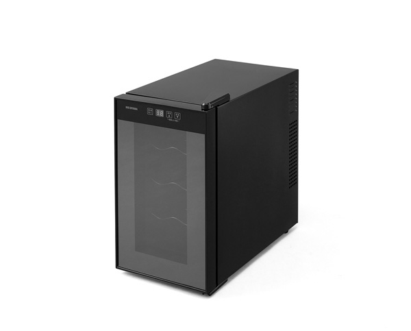 アイリスオーヤマ IWC-P081A-B ワインセラー (8本収納)【右開き】 ブラックIRIS[IWCP081AB] 返品種別A