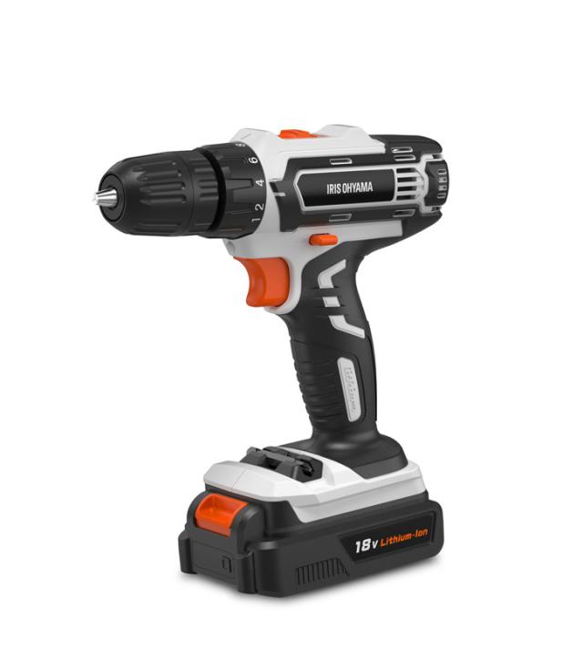 アイリスオーヤマ 充電式ドライバドリル 18V ホワイト JCD25返品種別B