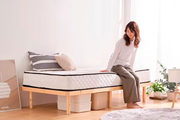 アイリスオーヤマ HWB-Sナチユラル 高耐荷重すのこベッド(ナチュラル・シングル)IRIS[HWBSナチユラル] 返品種別A_4