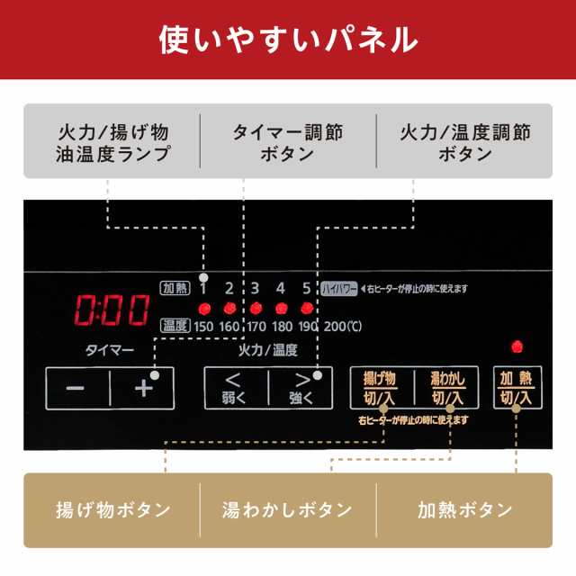 アイリスオーヤマ IHC-WKG3-B 2口IHコンロ　フルフラット　ブラックIRIS OHYAMA[IHCWKG3B] 返品種別A｜au PAY  マーケット