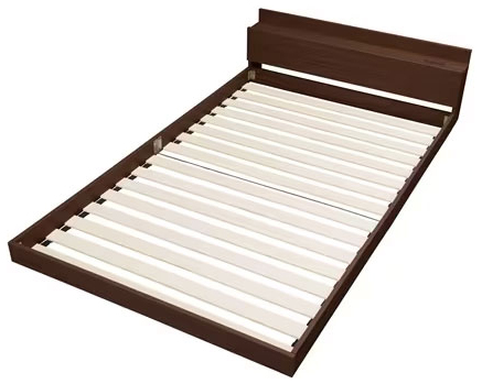 アイリスオーヤマ FBM-SDブラウン フロアベッド FBMシリーズ(ブラウン・セミダブル)IRIS[FBMSDブラウン] 返品種別A